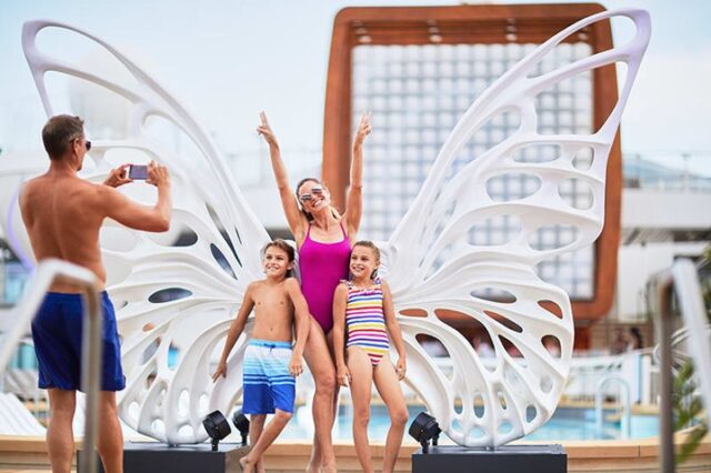 Family fun under the sun on the deck of Celebrity Edge! ☀️🦋 With the pool, stunning light installations, and beautiful artwork, every moment is filled with joy and adventure. Kids laughter, relaxed vibes, and unforgettable memories—because nothing comes close to enjoying quality time together in paradise. 🌊👨‍👩‍👧‍👦 #FamilyAdventures #CelebrityCruises #MemoriesInTheMaking
(800) 526-1412