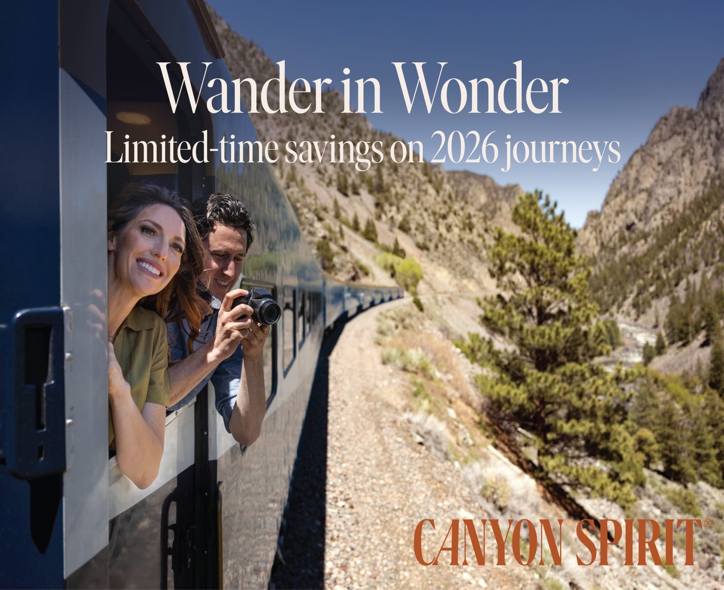 Some journeys are meant to be taken slowly. 🌄
Explore the American Southwest onboard Canyon Spirit, where red rock landscapes and open skies set the pace of the journey.

For a limited time, enjoy savings of up to $1,000 USD per couple on eligible 2026 Canyon Spirit packages along the Rockies to the Red Rocks route, available on select travel dates.

✨ Offer ends March 3.
📩 Contact me to learn more. (800) 526-1412  vacations@worldtravelservice.com

#AmericanSouthwest #SouthwestScenery #RedRockCountry #DesertDreaming #CanyonViews
#SouthwestAdventure #ScenicUSA #ExploreTheSouthwest