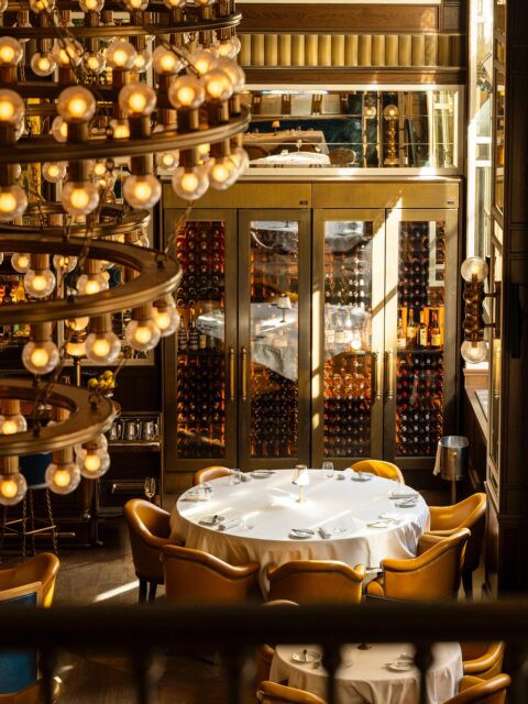 The wine list at Café Carmellini reflects a wide-reaching curiosity, shaped by Beverage Director Josh Nadel to include iconic producers and regional favorites.