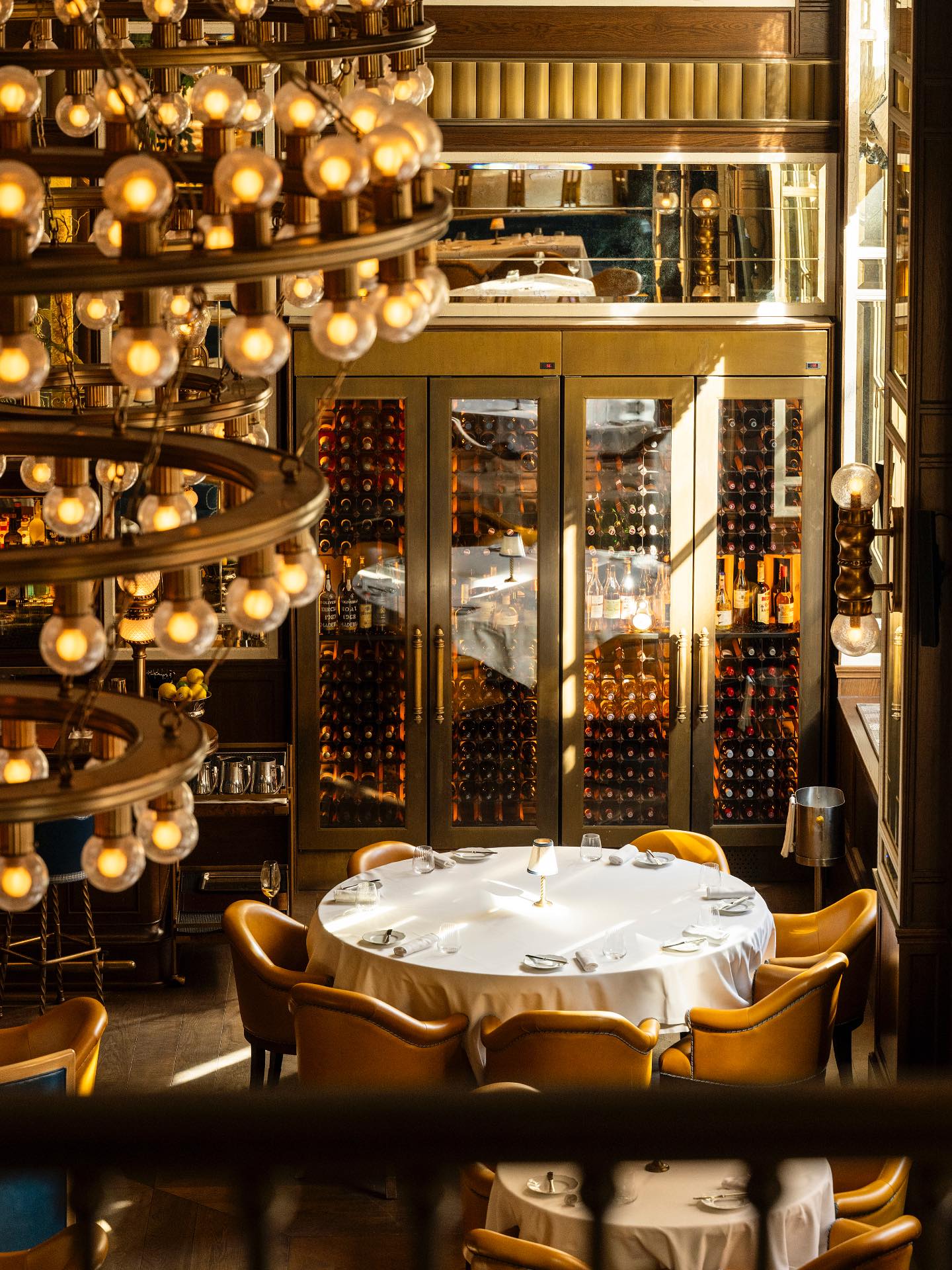 The wine list at Café Carmellini reflects a wide-reaching curiosity, shaped by Beverage Director Josh Nadel to include iconic producers and regional favorites.