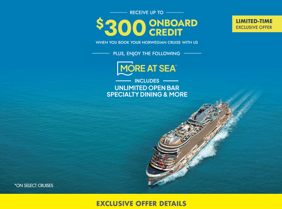 🌊 Set Sail with More Perks! 🚢✨
Your next vacation just got even better!
Book your Norwegian Cruise Line vacation with WorldTravelService and receive:
💳 Up to $300 Onboard Credit
🍹 Unlimited Open Bar
🍽️ Specialty Dining
📶 And even more included perks!
Whether you're dreaming of the Caribbean, Alaska, Europe, or beyond, we'll help you find the perfect sailing while maximizing your vacation value.
✨ Exceptional vacations begin with expert planning.
#WorldTravelService #NorwegianCruiseLine #CruiseVacation #OnboardCredit #VacationDeals #TravelMore #CruiseLife #BookWithAnAdvisor
https://inspires.to/experiences/cruise-with-norwegian-vmxz53