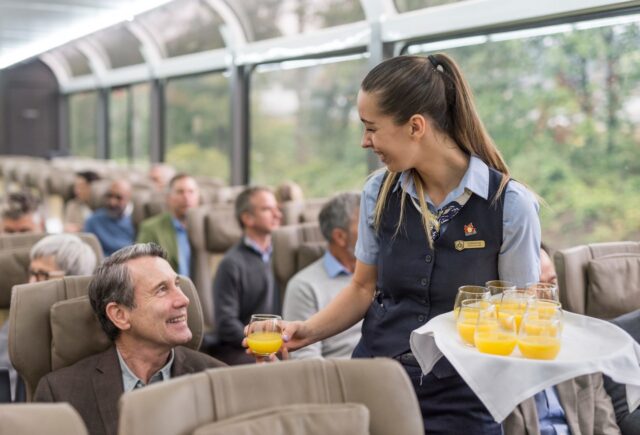 From the moment you step onboard Canyon Spirit, every detail is designed to make the journey feel effortless and memorable. 🚂✨

Spacious reclining seats, panoramic windows, and hosts who take care of every detail — whether it’s keeping your drinks topped up or sharing stories of the landscapes you’re traveling through.

It’s your front-row seat to the Southwest’s most spectacular scenery.

📩 Contact me to learn more about the Canyon Spirit experience! (800) 526-1412 vacations@worldtravelservice.com

#CanyonSpirit #ElevatedRailExperience #AmericanSouthwest #TrainAdventure