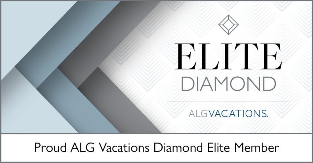 Honored by ALG Vacations® as a 2023 Elite Diamond Travel Agency