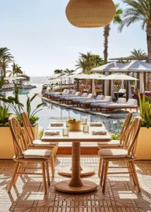 Grab a bite by the pool at Chileno Bay.