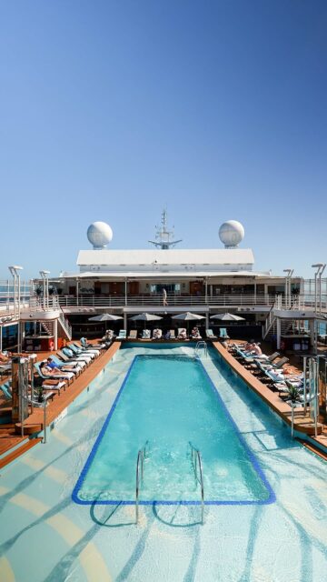 Poolside perfection on Silversea's Silver Dawn, featuring caviar and champagne. ​
​
Discover Silversea's 10th ultra-luxury ship in it's fleet of 12, Silver Dawn. Contact vacations@worldtravelservice.com to learn more.
